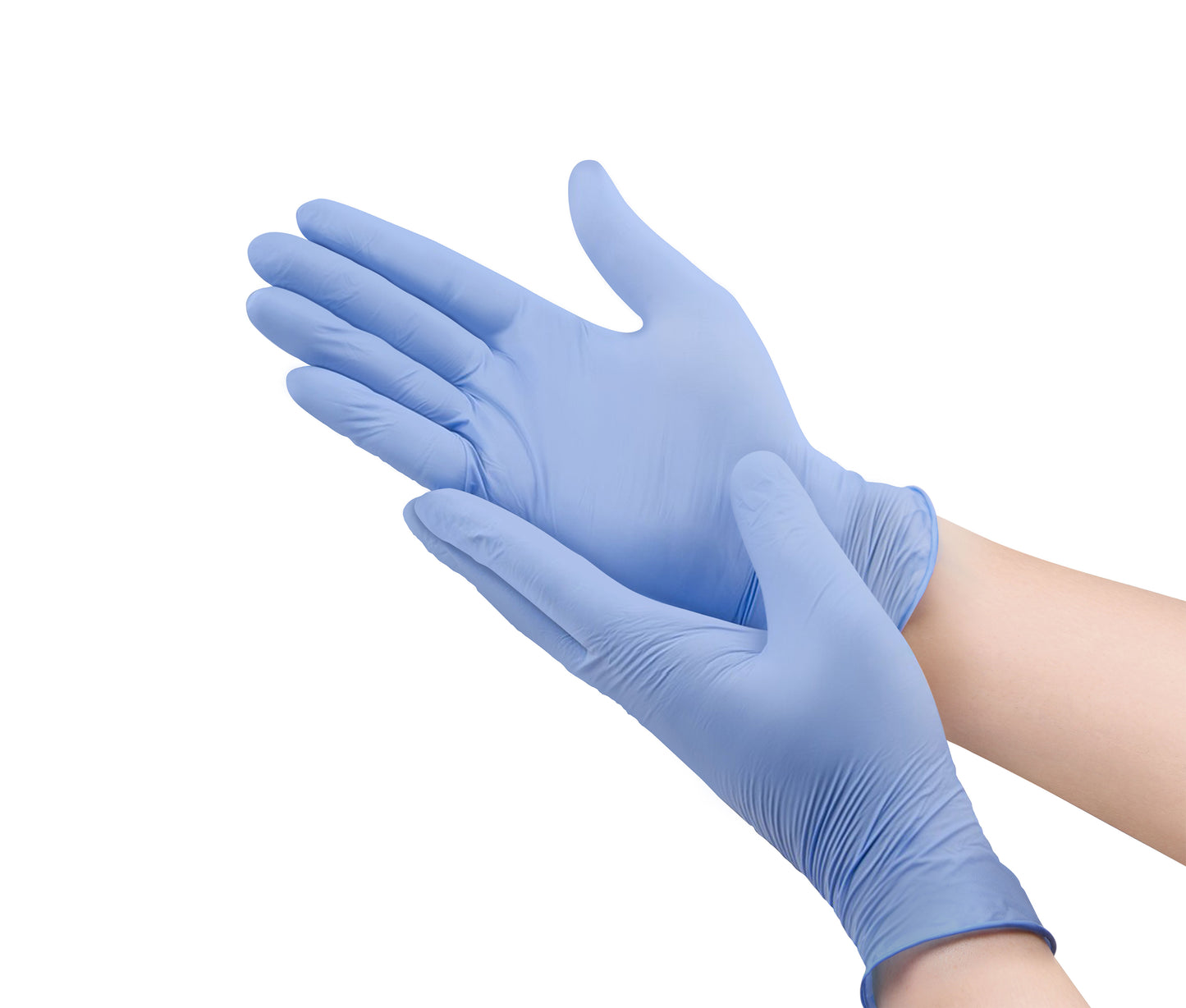 Blauwe nitrile handschoenen poedervrij